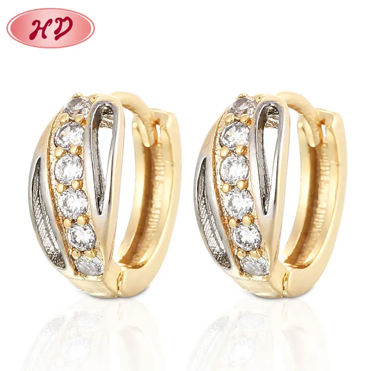 Manufacturer Fashion 18K Jewelry Turkish Gold Earrings Fancy Party Earrings,All Types Of Earrings