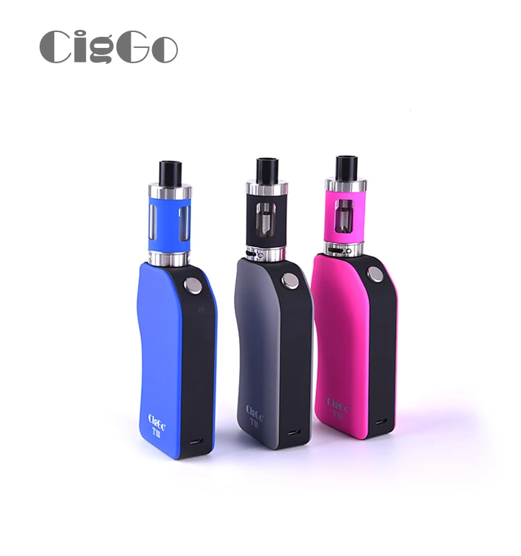 
Ecig Temperature Control vaping products CigGo T 100W vape mod 