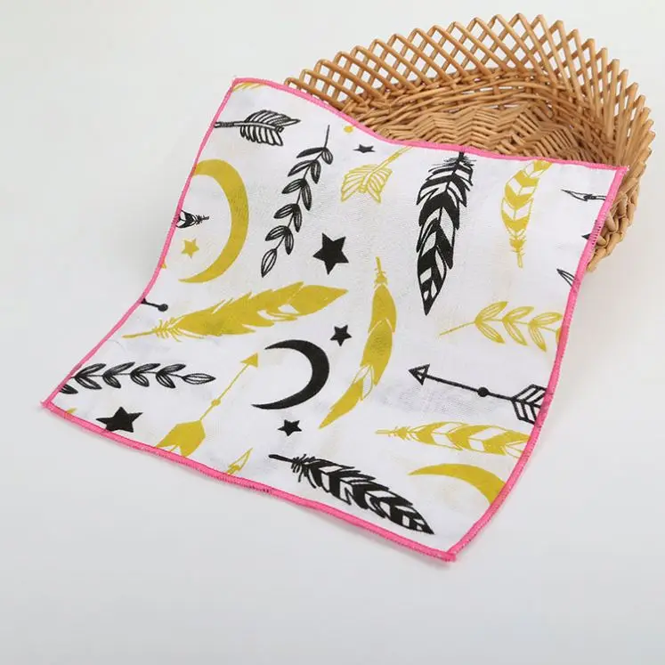 Оптовая продажа, Германия, превосходная печать, бамбуковая ткань, полотенце для рук, бытовые кухонные чистящие салфетки