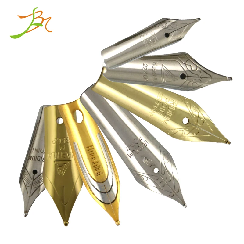 Fine Mount Carved Nib Calligraphy high precision size metal fountain pen nib pen parts loose fountain pen nibs for sale