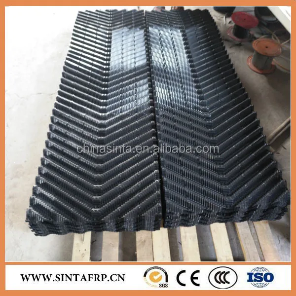 Water Filter PVC cross fluted cooling tower fills