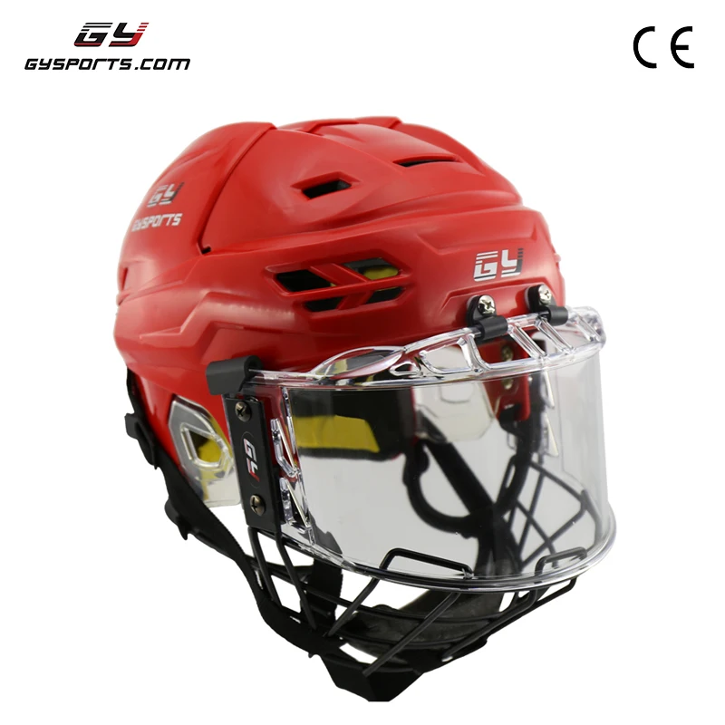 Хоккейная одежда, козырек для хоккея, щит для лица, удобный шлем для хоккея с шайбой