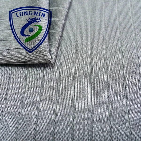 Polyester dry fit tela dropneedle interlock fabric for quick dry knit clothing sportswear