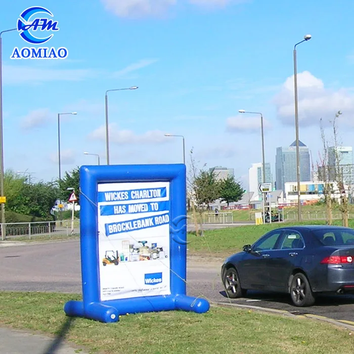 Cheap air billboard structure, inflatable used billboard signs sale
