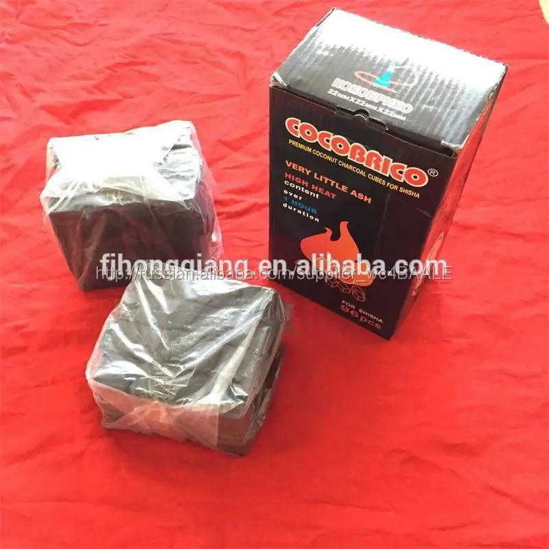 Hongqiang 96 шт. Cocobrico шиша скорлупы кокосового ореха уголь брикет