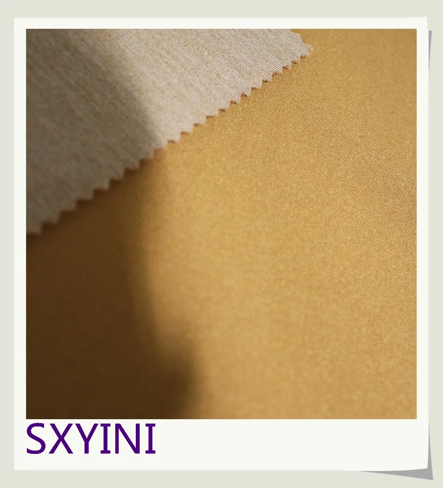 shaoxing YINI TR elastic double layer scuba knit fabric , air layer fabric