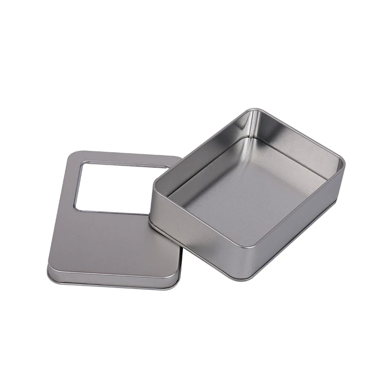 Wholesale Chinese candy  container chocolate tin case small tin box