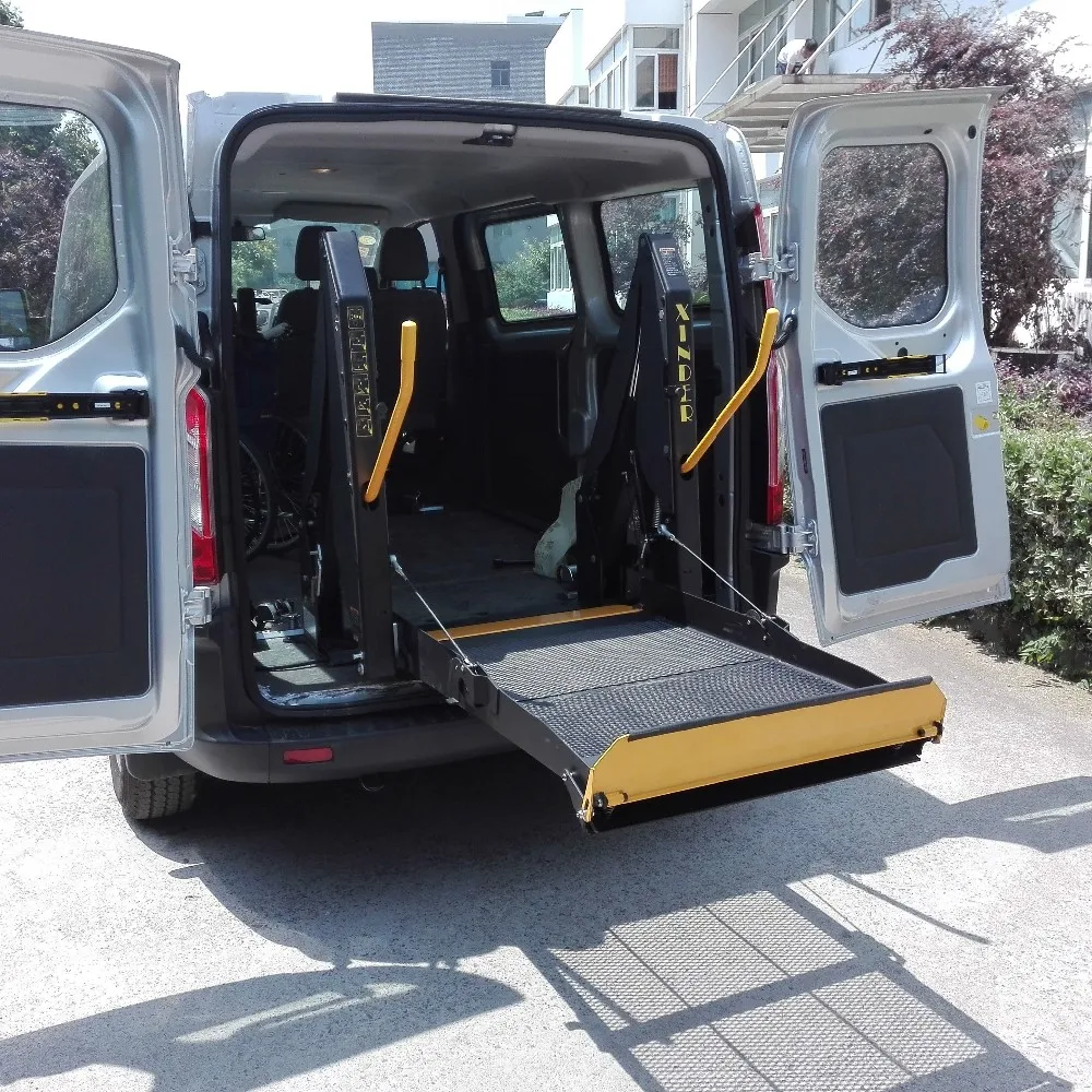 WL-D-880U двухрычажный Электрический и гидравлический подъемник инвалидной коляски для микроавтобуса