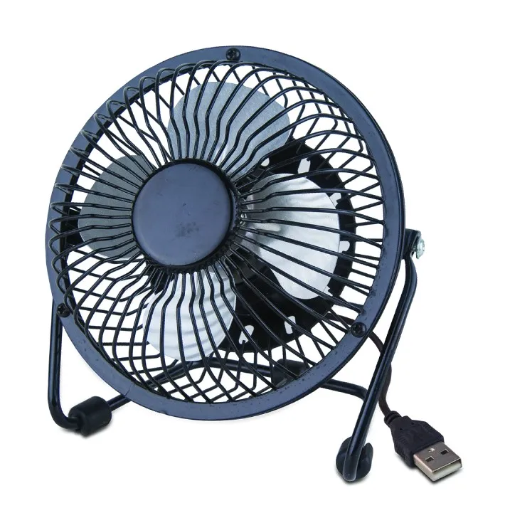 MINI USB DESK TABLE FAN dc5V 2.5W 4inch 6inch METAL/PLASTIC