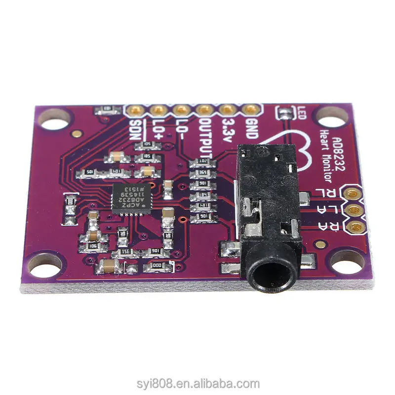 Благоприятная цена AD8232 модуль физиологического измерения Пульс ЭКГ монитор датчик платы