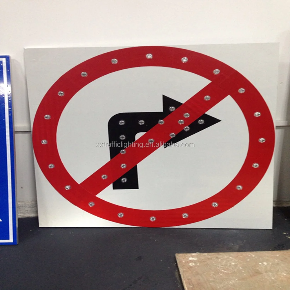 China alibaba supplier aluminum solar led traffic signs outdoor