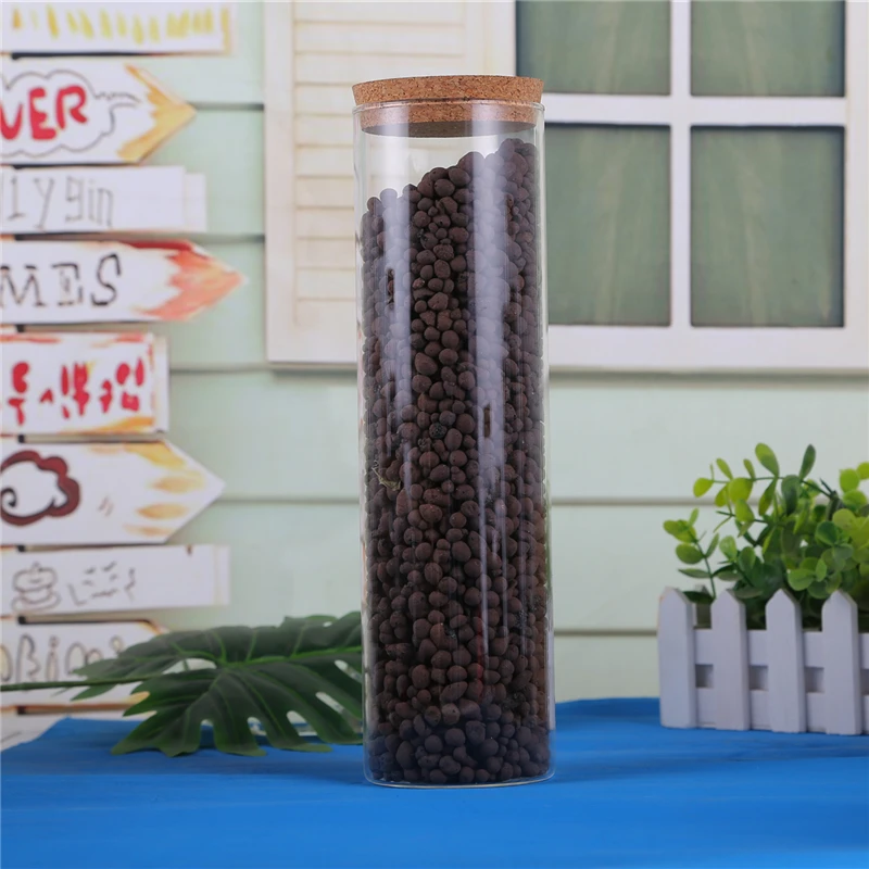 
Most Popular Food Storage Containers Glass Candy Jar Clear Glass Canisters With Airtight Wood/Bamboo Lid 