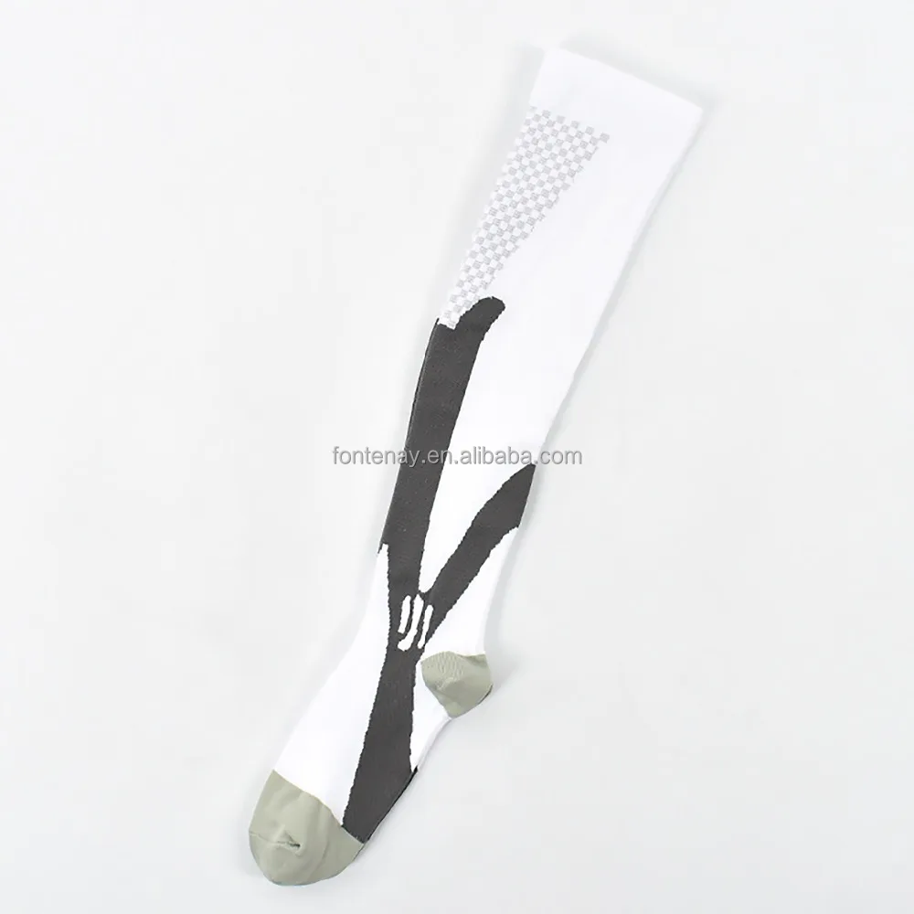 Custom Logo Unisex Running Golf Thigh High Sport Sock Young Men Copper Stockings Compression Medical Compression Stockings World