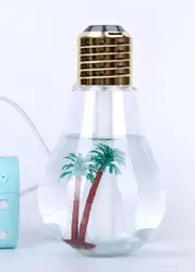 Creative Air Humidifier USB Home Office Mute Aromatic LED Colorful Light Bulb Humidifier Night Light Ultrasonic Humidifier