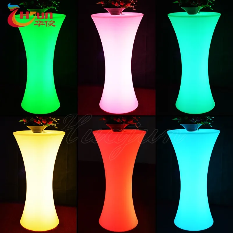 
led bar furniture led glow light up bar table 
