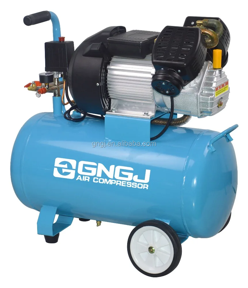 Commercial portable silent mini air compressor with direct motor drive