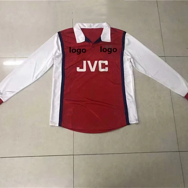 
Custom Thailand Quality Long Sleeve Club Retro Sportswear Soccer Uniform Classic Soccer Wear Jersey Football Retro Soccer Shirts 