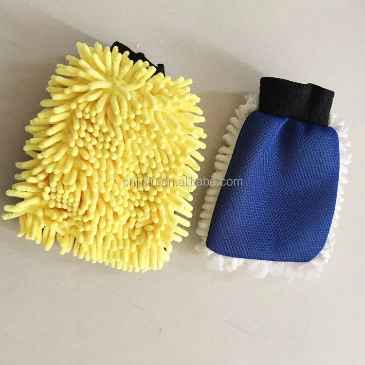 
Microfiber chenille cleaning cloth towel car waxing mitt wash glove 