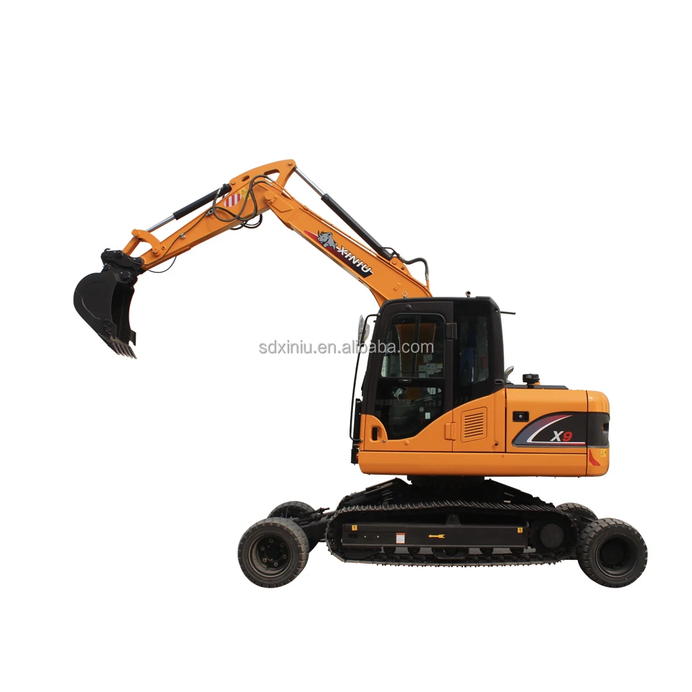 wheel-crawler excavator X8 X9 amphibious excavator patent digger
