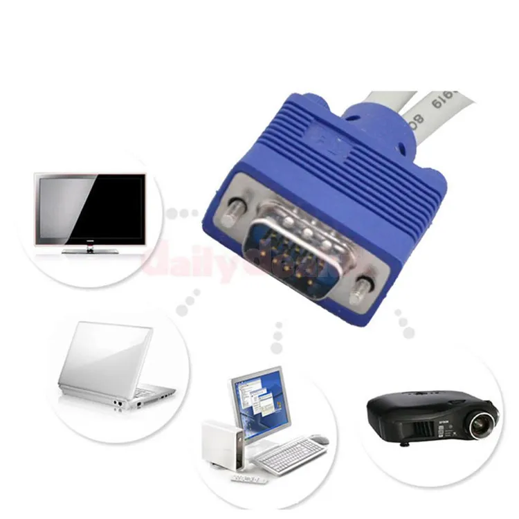 
SIPU High Quality 32 VGA Computer RGB Cable/VGA Cable with Male to Male 