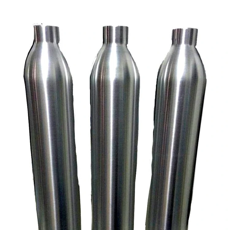 Trendy Refillable 0.6L 150bar CO2 Empty Gas Cylinder Bottle With Valve And Package