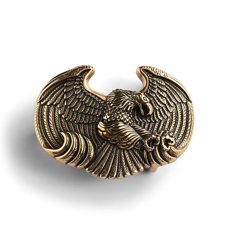 Заводская оптовая продажа на заказ креативный металлический 3D орел в форме ремня с пряжкой от производителя
