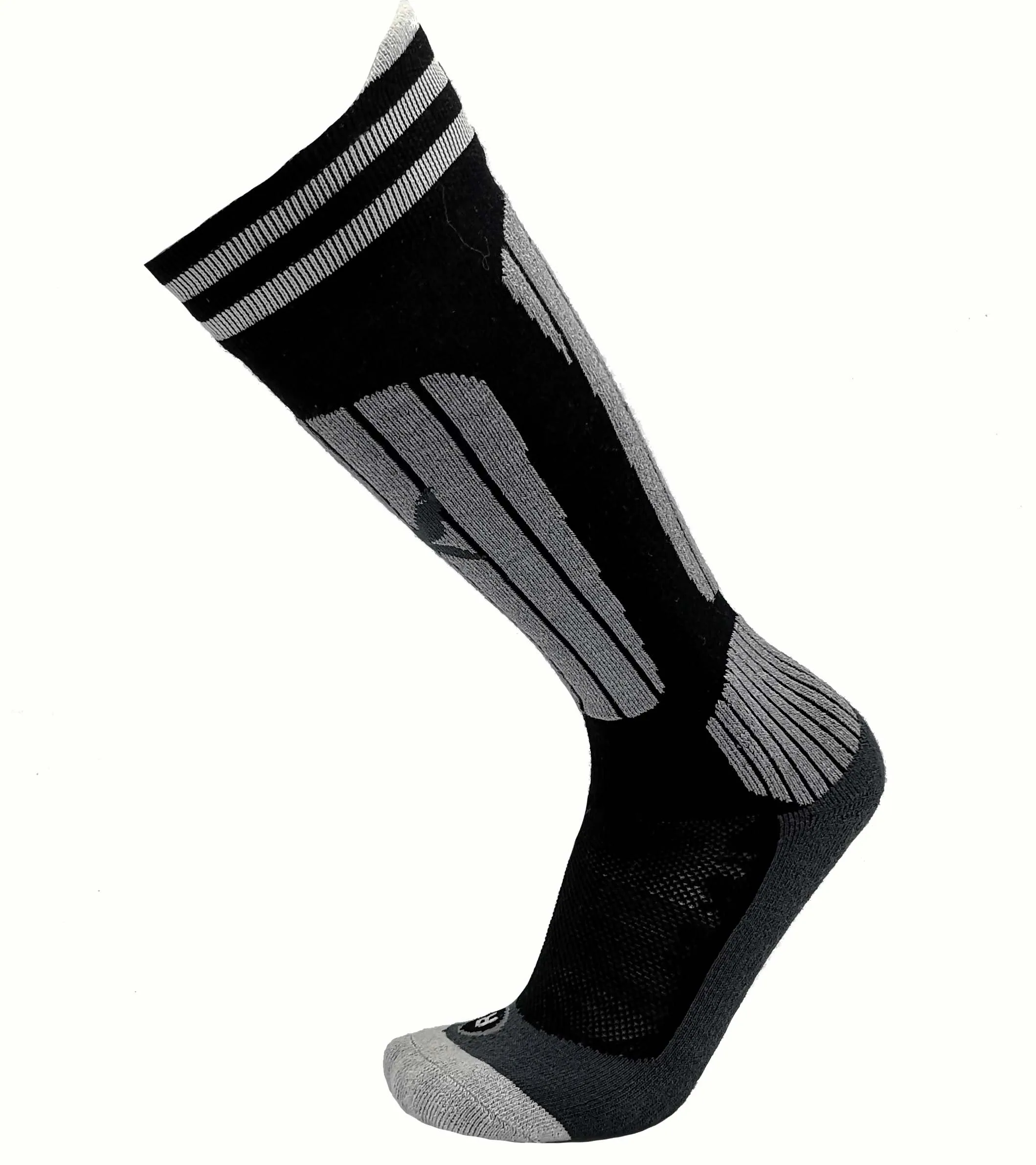 Unisex Breathable cushioned padding heated cotton moisture wicking compression socks medical ski socks