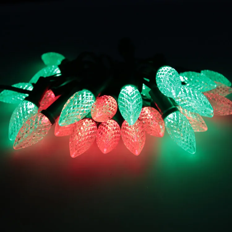 wholesale trade assurance C7 C9 rgb 12v led bulbs string color changing led christmas light