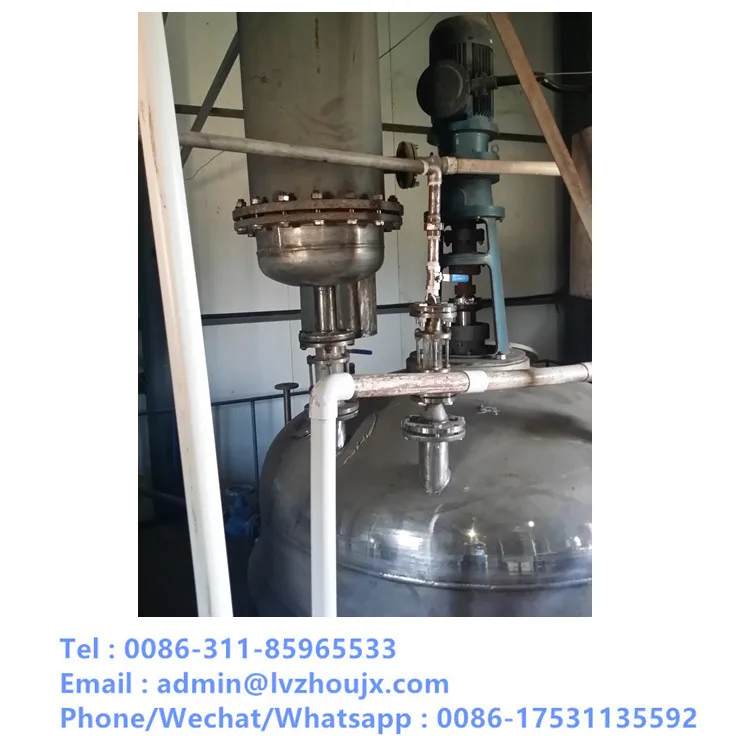 BOPP tape acrylic glue tank reactor, stainless steel reaction vessel automatic glue making machine