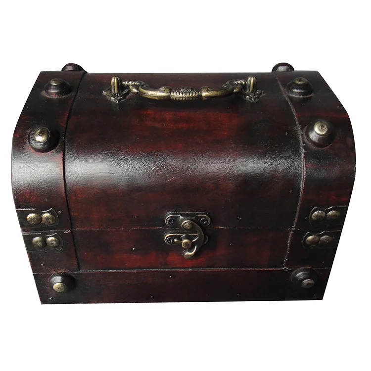 Ручная работа декоративный деревянный миниатюрный пиратский Кладоискатель