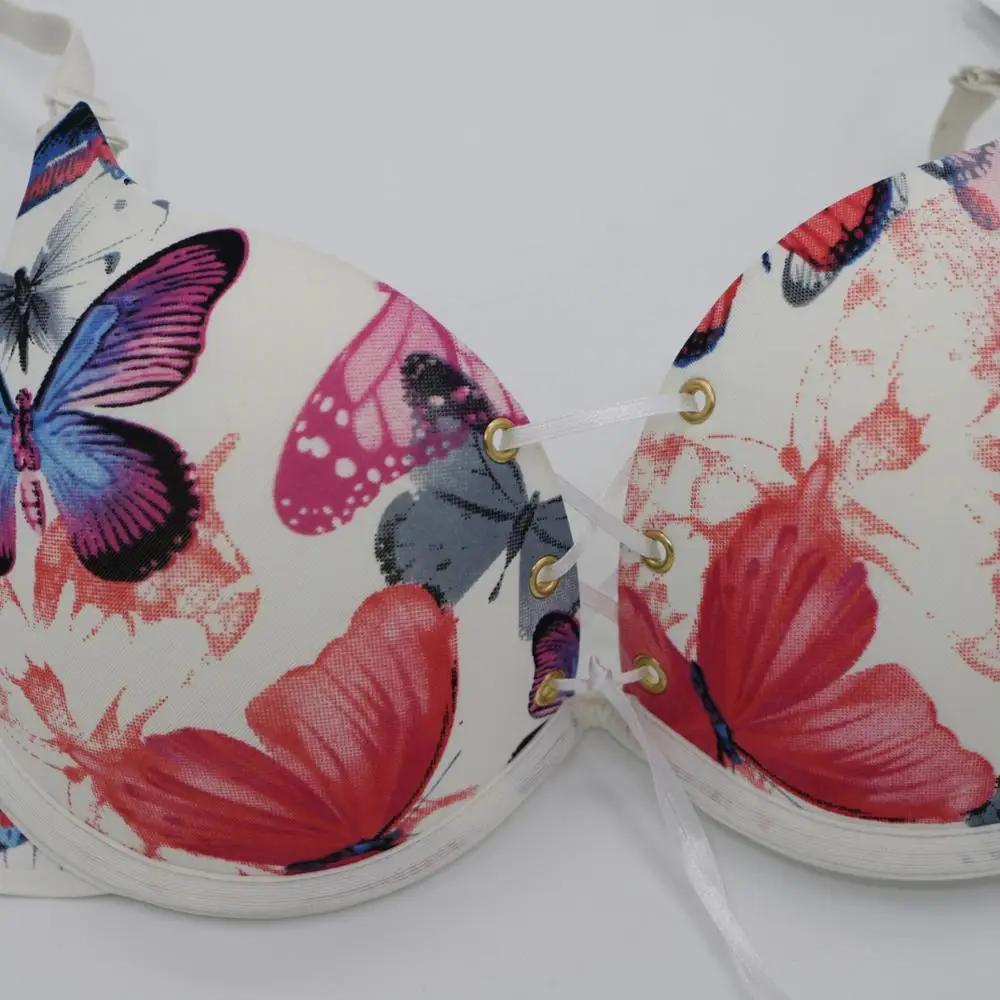 
Beautiful print seamless bonded bra 