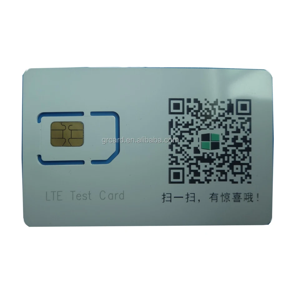 
factory price 4g Micro GSM LTE test sim Card for CMU200 AG8960 tester 