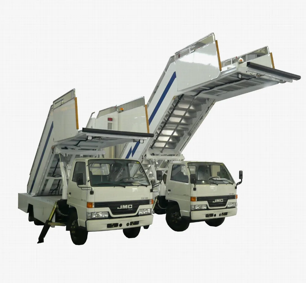 airport motorized selfpropelled boarding stairs/ airplane passenger aircraft boarding stairs