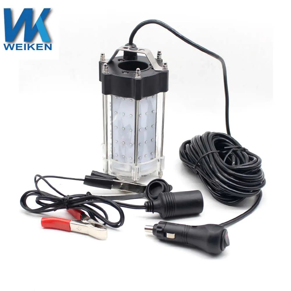 Супер яркая светодиодная подводная рыболовная приманка WEIKEN CREEs 300 Вт для морской рыбалки
