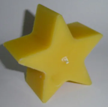 
Cordiform Beeswax Candle 