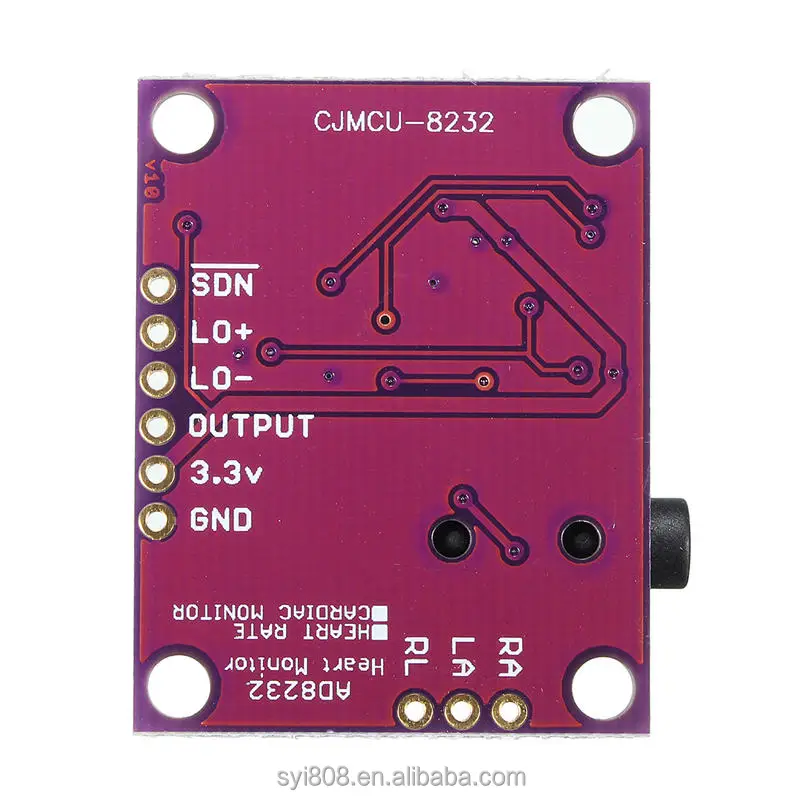 Благоприятная цена AD8232 модуль физиологического измерения Пульс ЭКГ монитор датчик платы