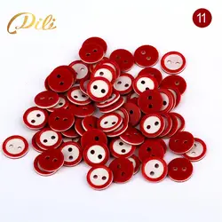 10mm Diameter Resin Button Two Holes Buttons for Shirt  button with logo