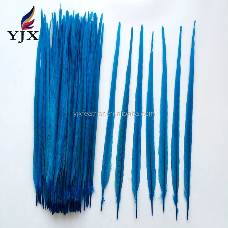 50-55cm cheap man-made ring-dyed pheasant feathers for carnival costumes