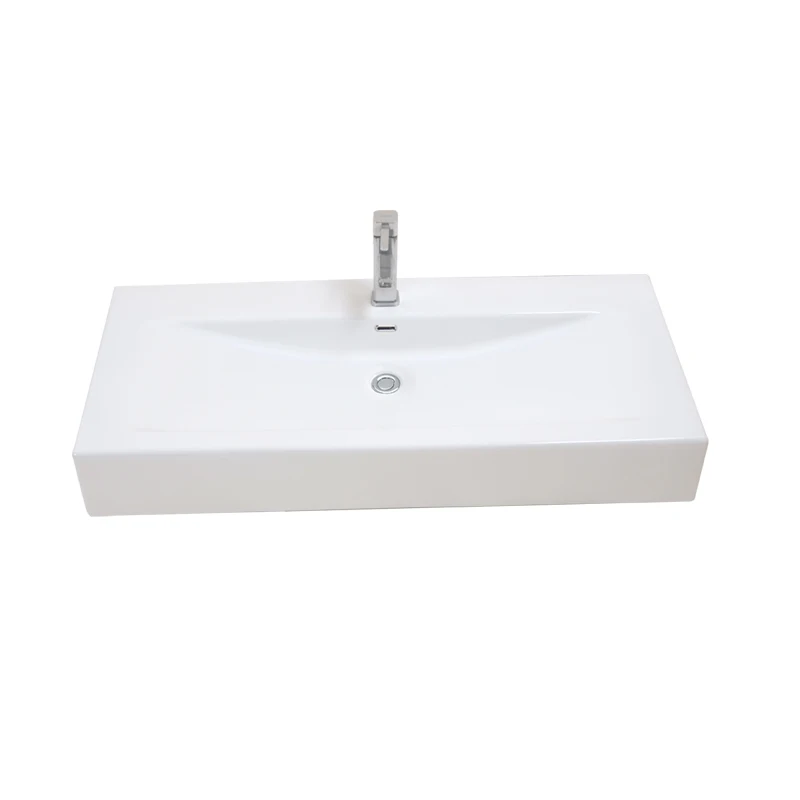 
Hebei Rectangle white cupc ceramic vanity cabinet hand wash sinks 