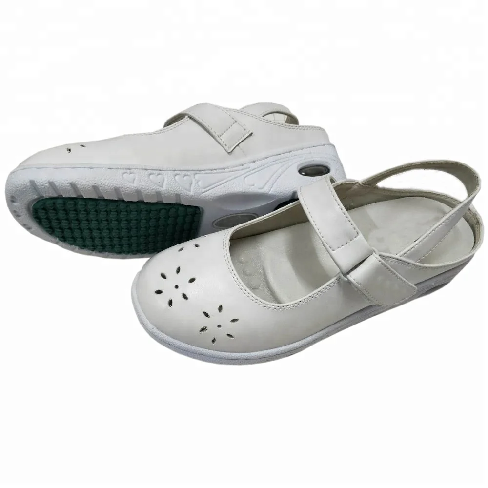 Latest style hospital comfortable white nurse clog for hospital and beauty salon