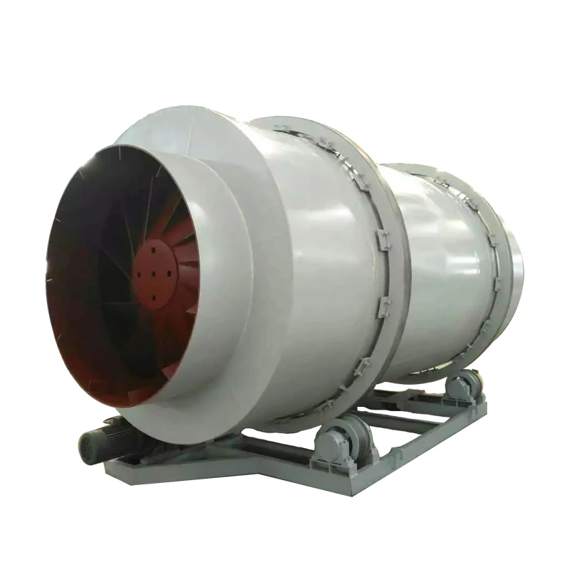 Industrial three cylinder  slag rotary drum dryer