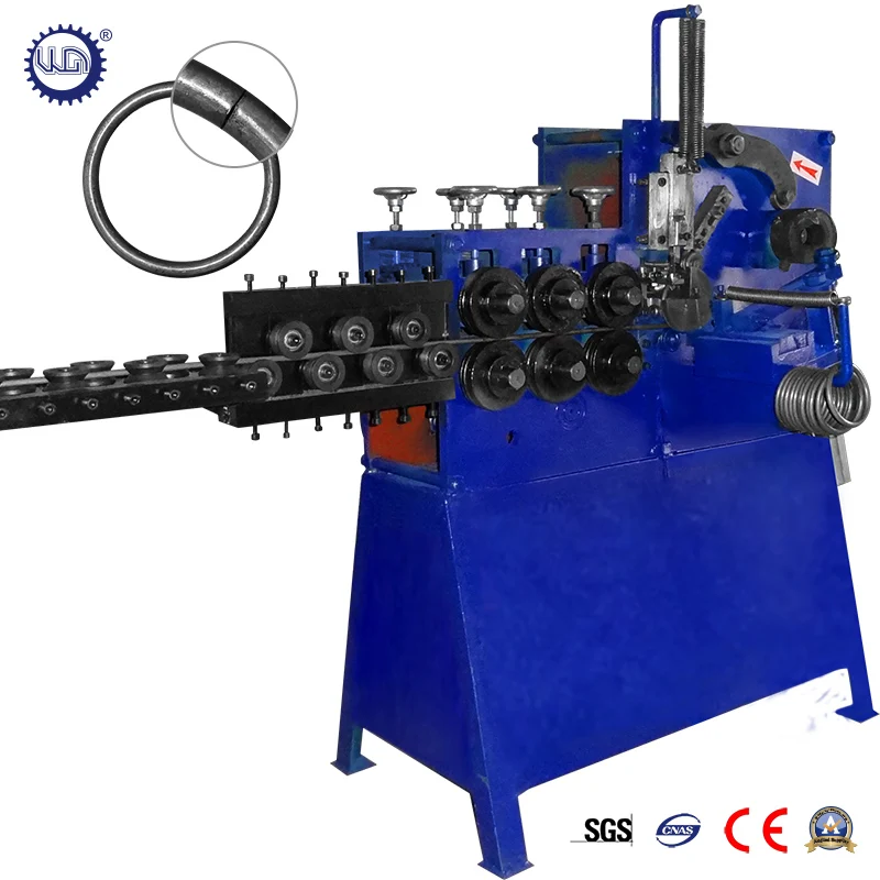 
Low Cost Mechanical Metal Wire Closed Key Ring Making Machine 