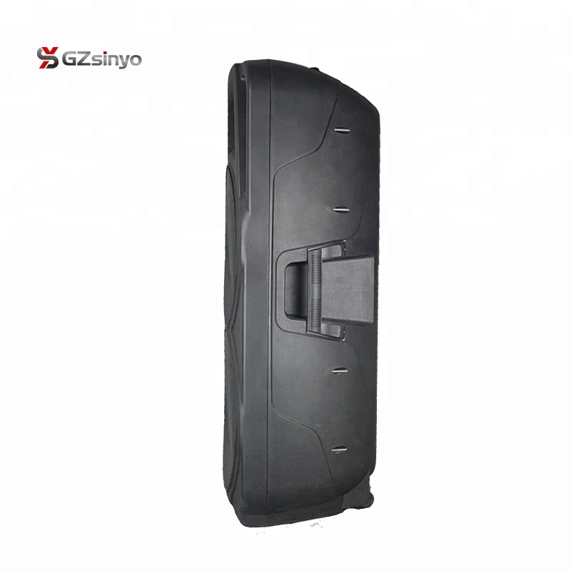 double 15 inch big power bare tone portable trolley speaker with UHF mic