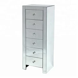 Best Quality Mirrored Furniture 6 Chest of Drawer Dresser