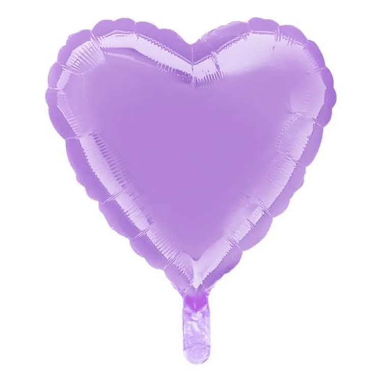 China wholesales heart shaped 18inch macaron foil balloon for party  decorations.