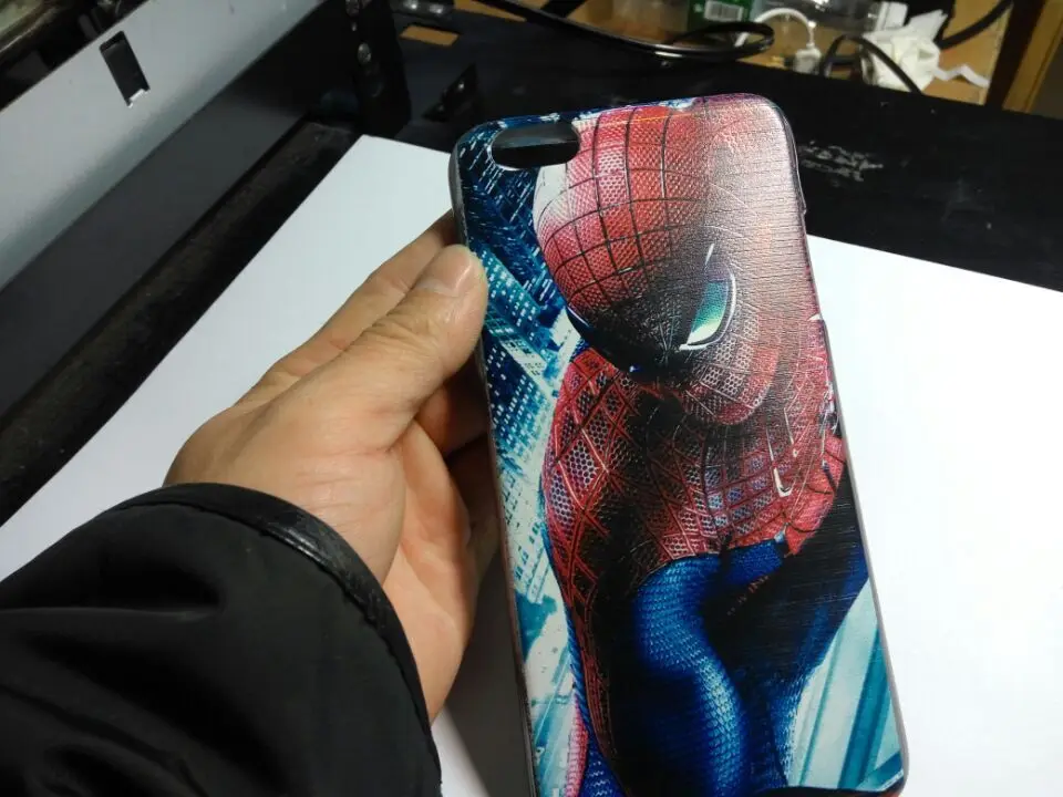 New automatic multicolor A3 size flatbed UV printer