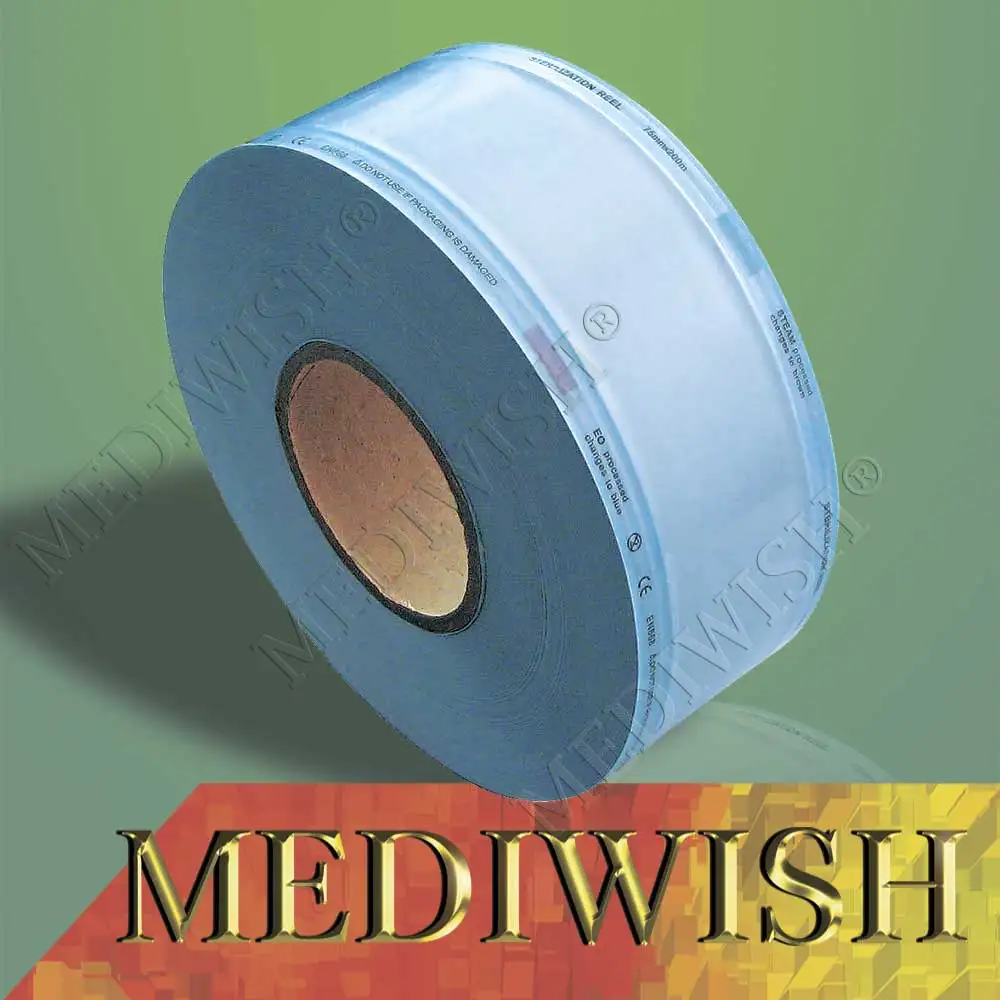 Плоский роликовый мешок для стерилизации