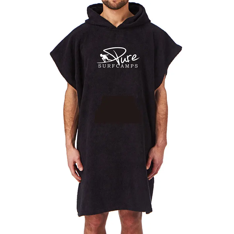 
OEM Wholesale Microfiber Surf Poncho Hooded Towel 