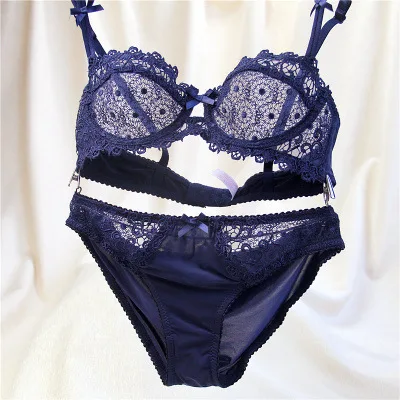 
New design Hot Lace Net Bra Panty Underwear Lingerie For Sexy Girl 