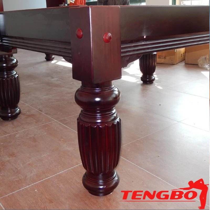 Factory hot sale English billiard 12ft snooker table for sale